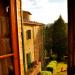 La vista dall'edificio