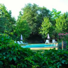 La piscina nel giardino