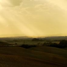 Siena vista dalla Crete Senesi